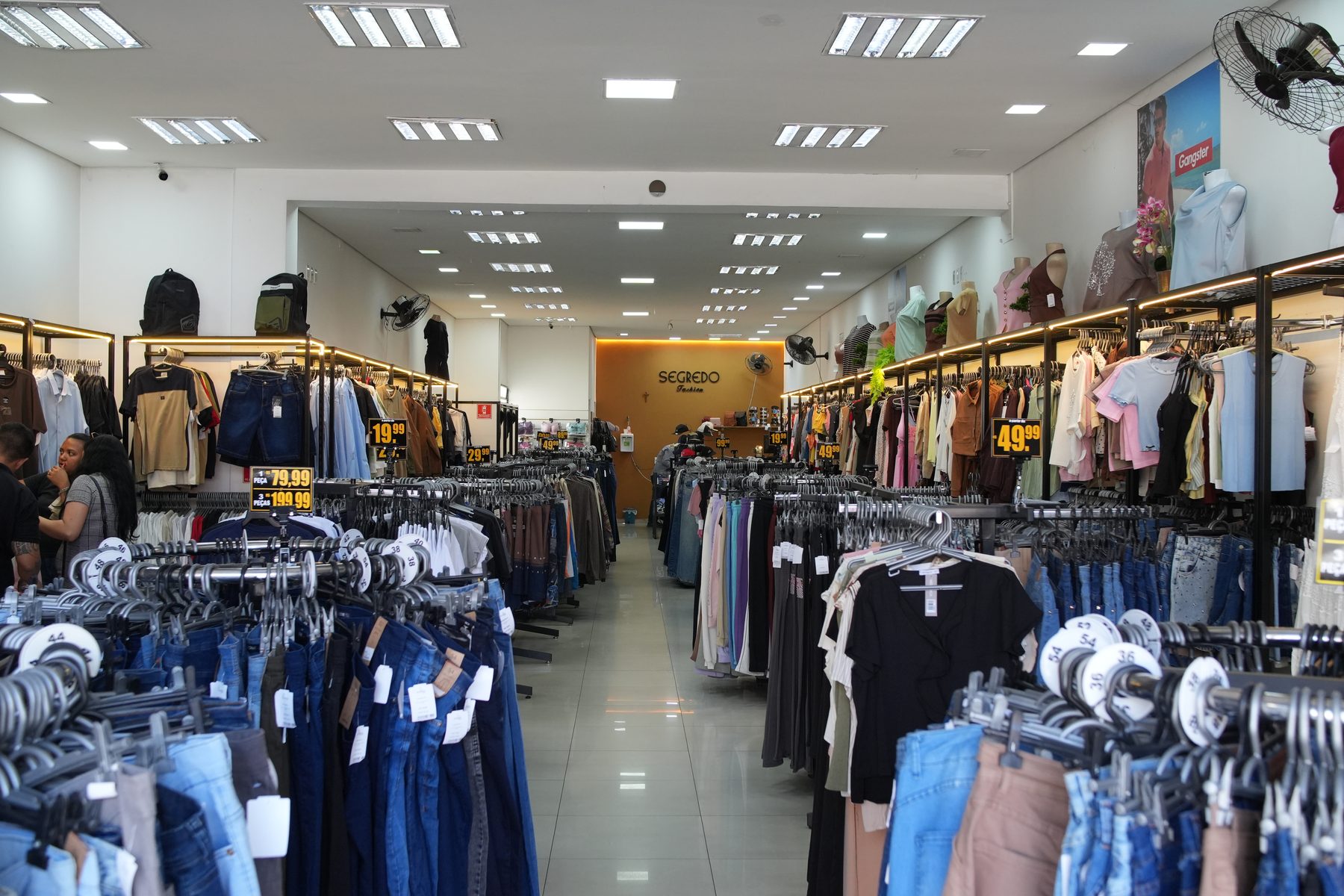 Interior da Segredo Fashion